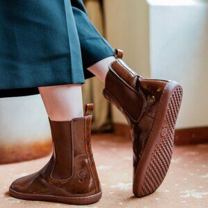 Worn Twice - Barefoot Leather Chelsea Boots - made in EU